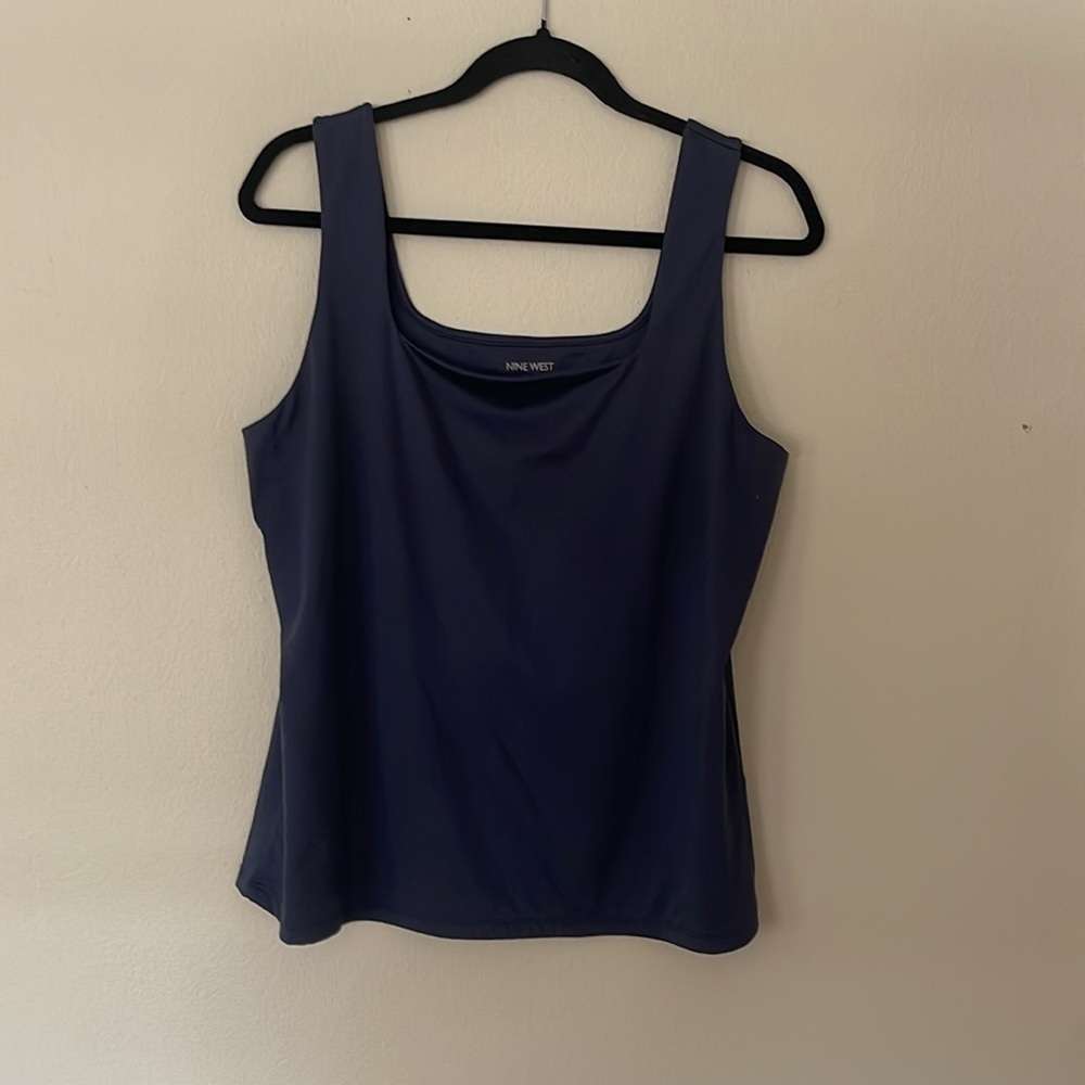 Nine West Navy Blue Women's Top Size XXL